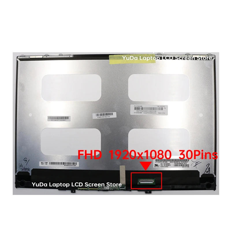 13.3 Inch Laptop LCD Touch Screen For Lenovo ideapad Yoga 730-13IKB Lenovo Yoga 730-13IWL Display Digitizer Assembly Replacement Lenovo laptop repair parts