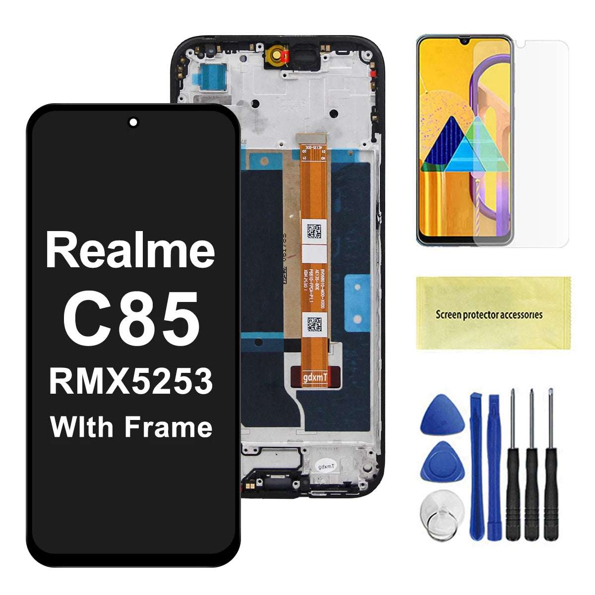 6.8" For OPPO Realme C85 RMX5253 LCD Display Touch Screen Digitizer For OPPO Realme C85 LCD Assembly Replacement Parts OPPO phone repair parts