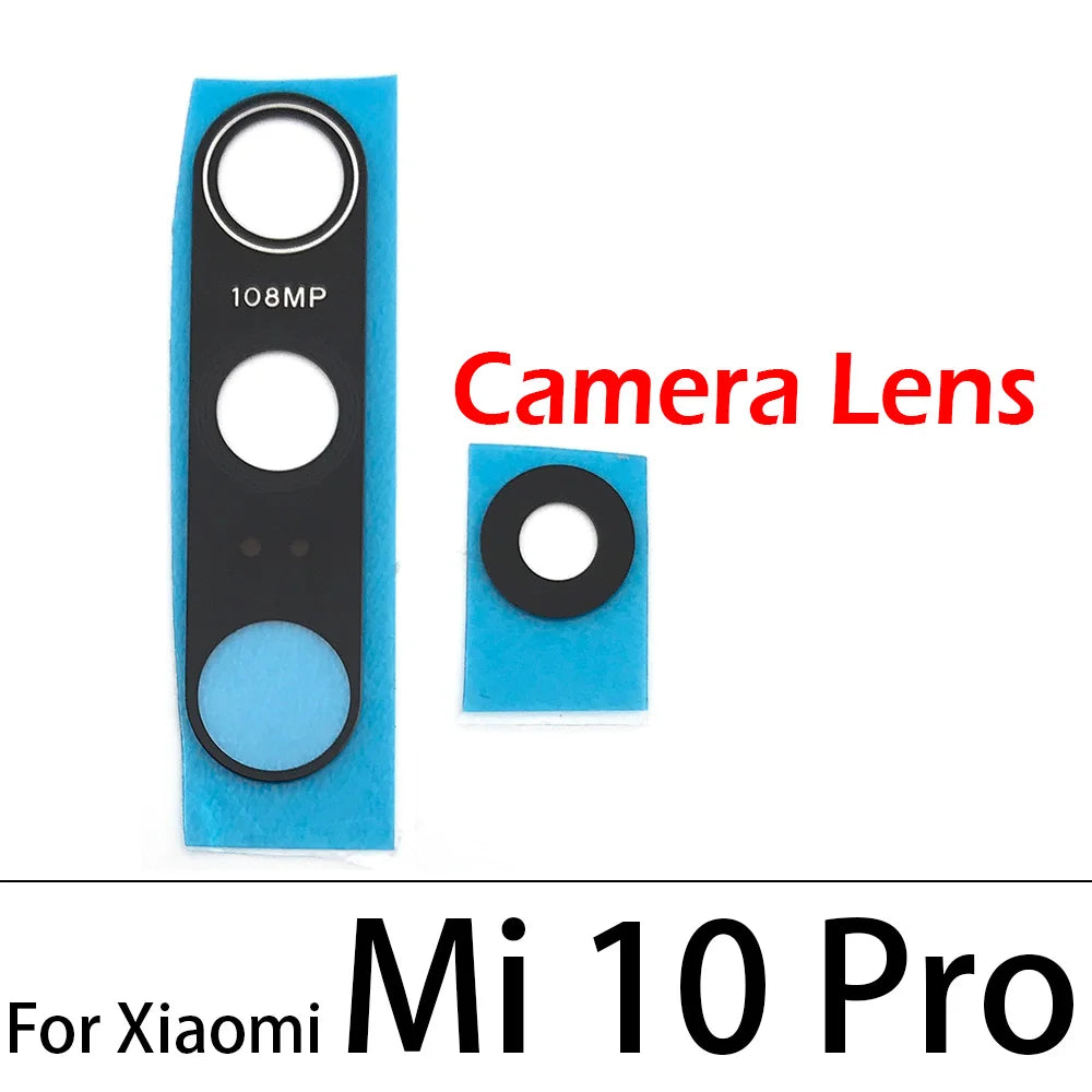Rear Back Camera Glass Lens For Xiaomi Mi 10 10T 11 11T 12 12T 13 14 14T 15 15T Pro Lite Pro 5G Camera Lens With Adhesive Xiaomi  Xiao mi phone repair parts