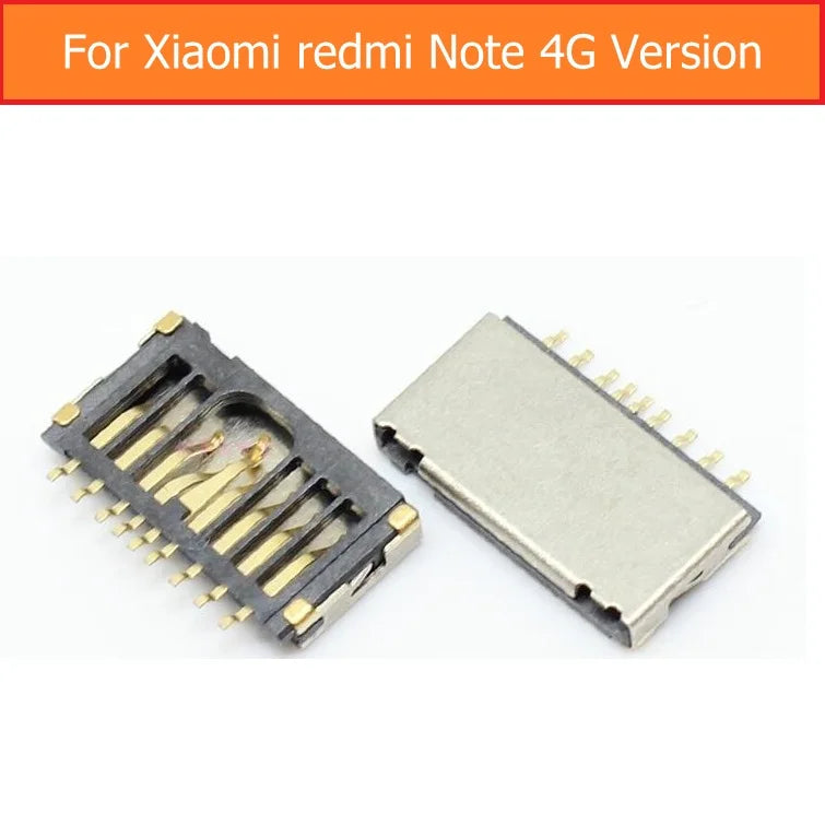 Genuine Memory Card connector For Xiaomi redmi note 4g Memory SD Card slot For Coolpad F1 8297 memory card reader replacement Sony phone repair parts