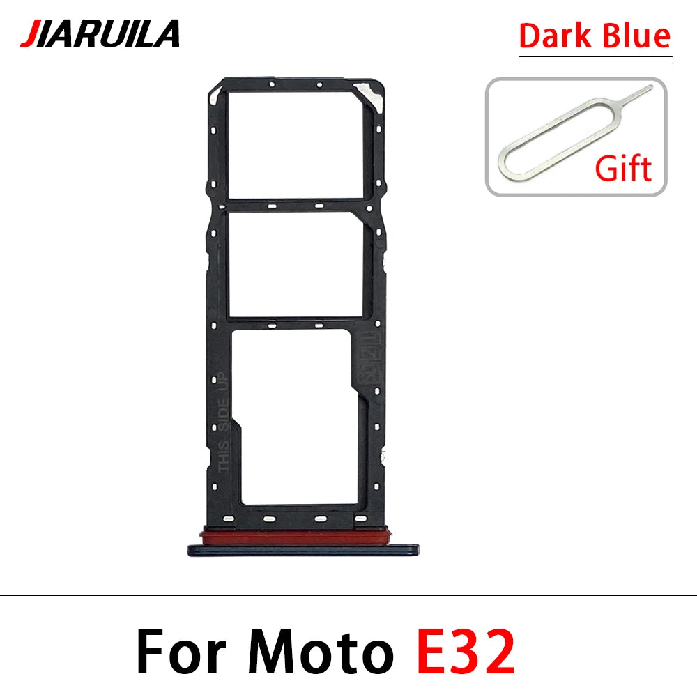 New For Motorola Moto E6i E20 E30 E40 E32 Edge 20 Pro SIM Card Slot SD Card Tray Holder Adapter Motorola phone repair parts