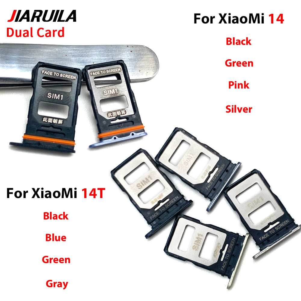 New For Xiaomi Mi 14 14T 15 15T Pro Ultra SIM Card Tray Slot Holder Adapter Accessories  Xiaomi  Xiao mi phone repair parts