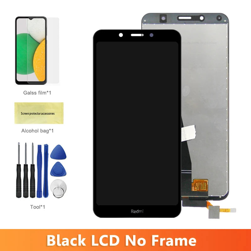 5.45" Display Screen for Xiaomi Redmi 7A MZB7995IN M1903C3EG Lcd Display Digital Touch Screen with Frame for Redmi7A Replacement Xiaomi phone repair parts