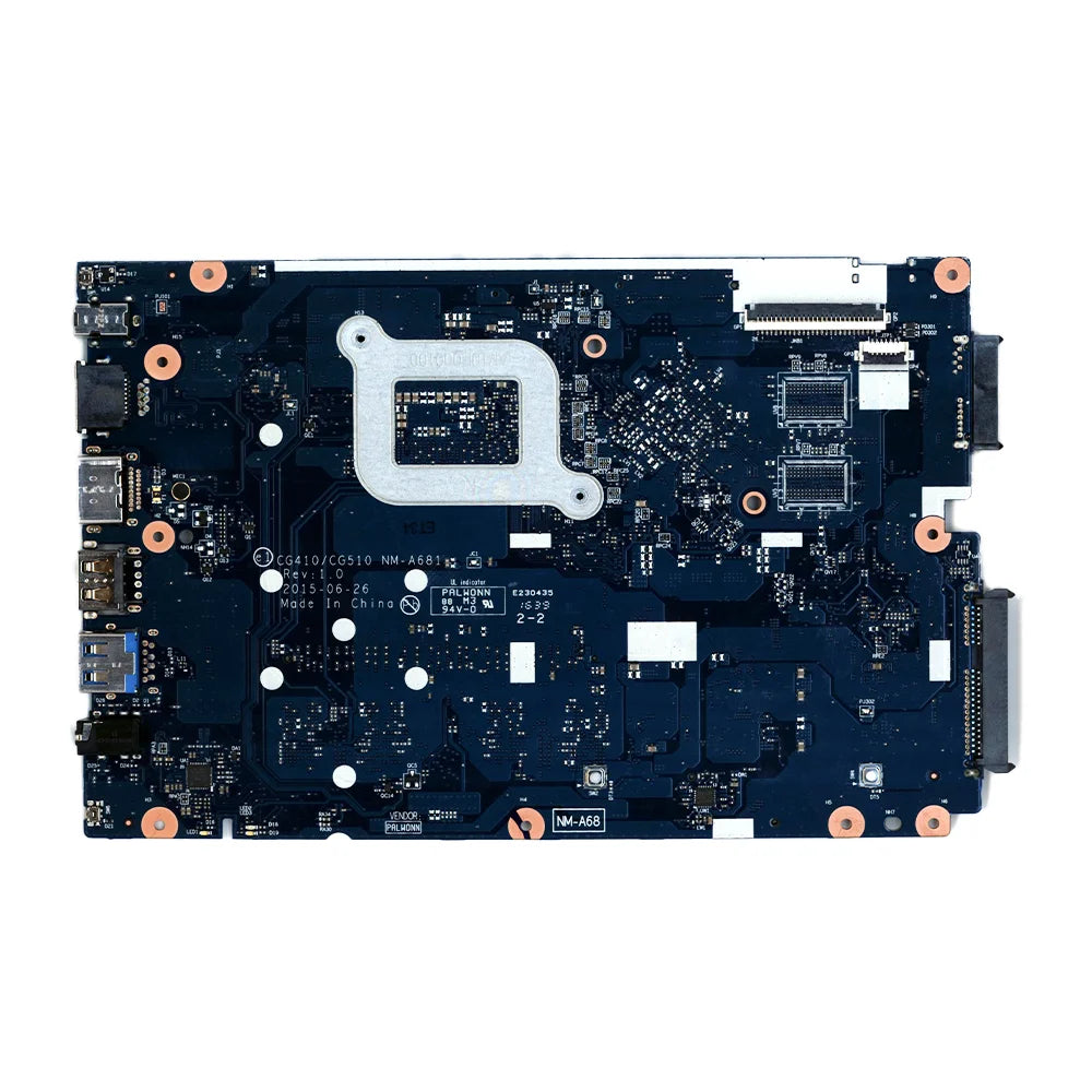Laptop Motherboard For Lenovo ideapad 100-14IBD NM-A681 With CPU:3205U i3-5005U i5-5200U FRU:5B20K50557 Lenovo laptop repair parts