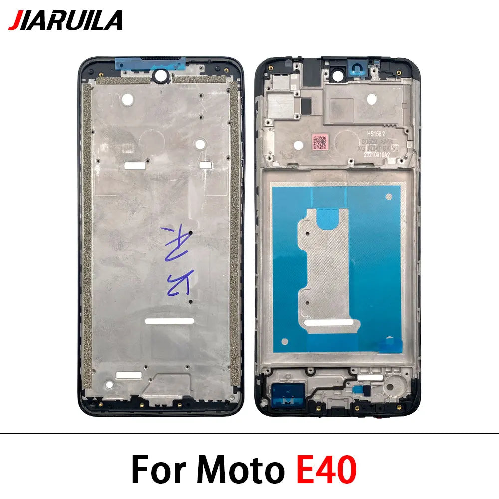 Front Housing LCD Display Bezel Middle Frame For Motorola Moto E13 E20 E22 E32 E32s E40 E6 E6s E7 Play Plus Power Motorola phone repair parts