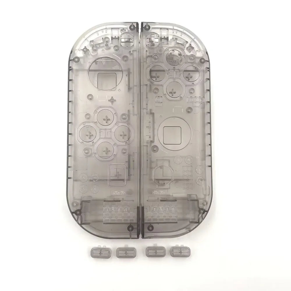 For Replacement Clear Transparent Shell Cover SL SR Buttons for Nintendo Switch NS Joy Con Controller Game console repair parts