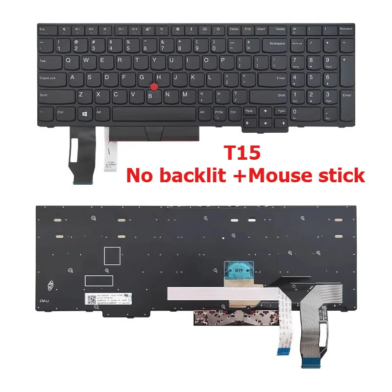 Keyboard for Lenovo  Thinkpad E14 R14 E15 T14 T15 L14 L15 T14S p14s S3 GEN2 backlight mouse stick KEYBOARD Lenovo laptop repair parts