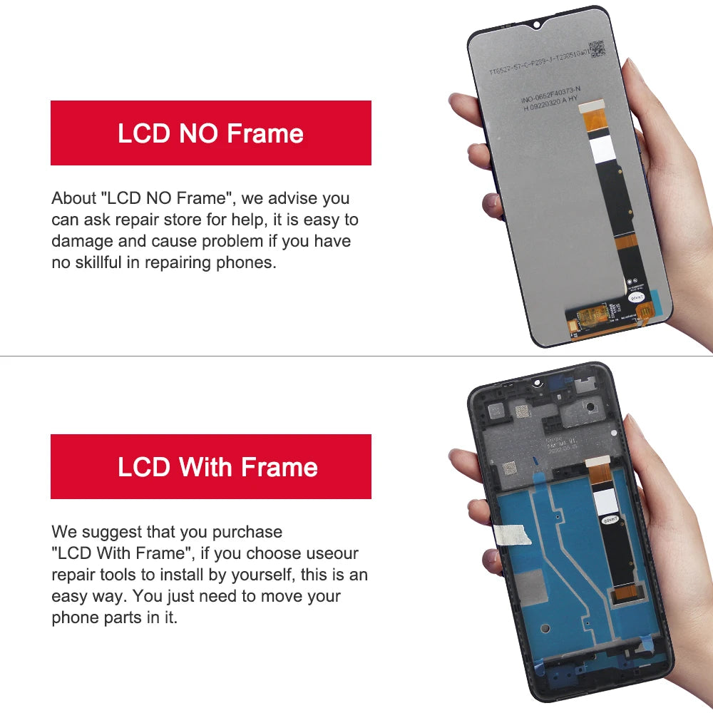 6.52'' For TCL 30SE 6165H 6156H1 6165A 6165A1 6165S LCD Display Touch Screen Digitizer Assembly Replacement Parts TCL phone repair parts