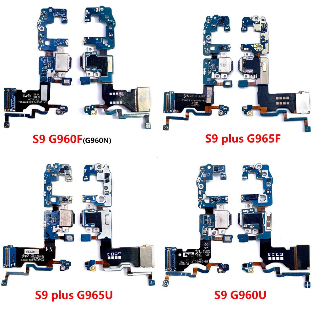 For Samsung S8 S9 Plus S10 Lite 5G G950F G955F G965F USB Charging Dock Connector Flex Cable Microphone Board Samsung phone repair parts