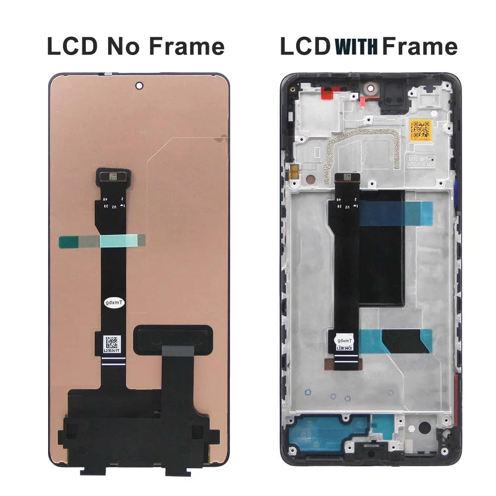 Poco X5 Pro Display Screen Replacement, for Xiaomi Poco X5 Pro 22101320G 22101320I Lcd Display Digital Touch Screen with Frame Xiaomi phone repair parts