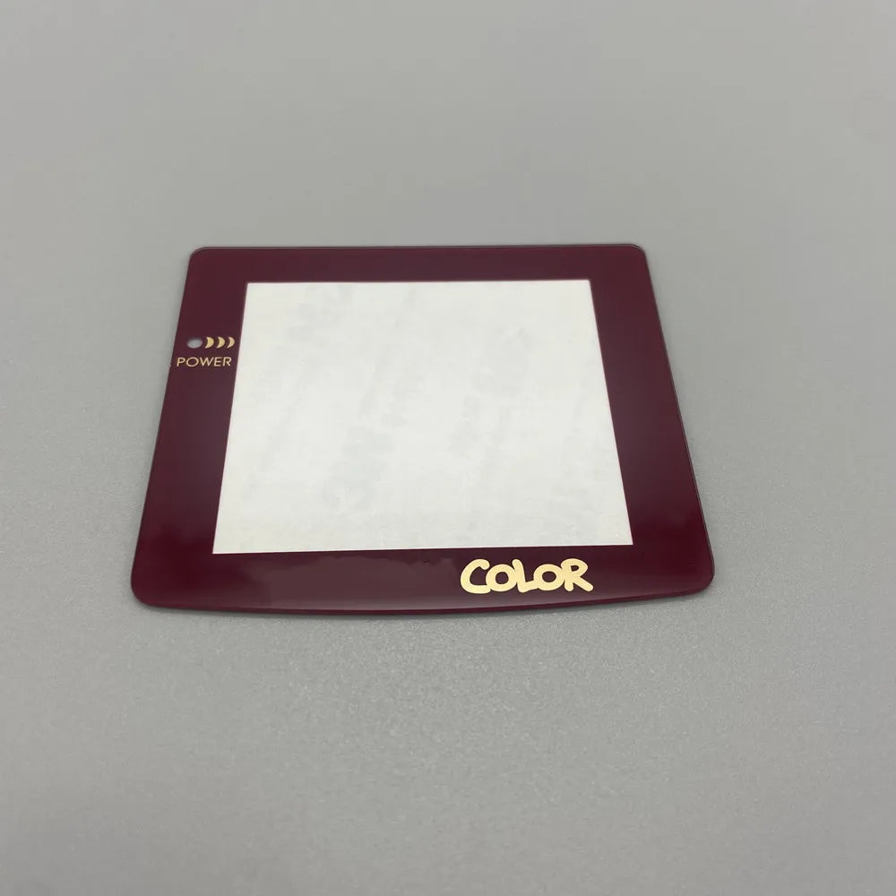 High-Quality Glass Lens Mirror For 2.6-Inch IPS Gameboy Color GBC LCD Screen Lens Game console repair parts