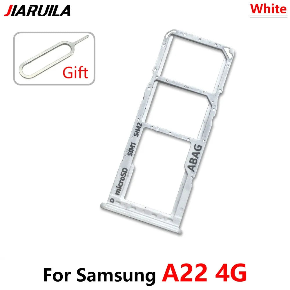 SIM Card Tray Slot Holder Adapter Accessories For Samsung A22 A32 4G 5G Replacement Spare Parts Samsung phone repair parts