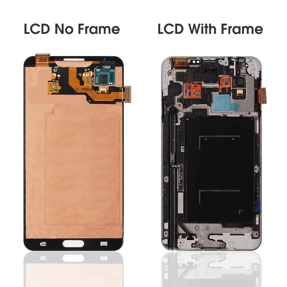 Note3 N9005 LCD For Samsung Galaxy Note 3 LCD Display With Touch Screen Digitizer For Samsung N9005 N900A Adjust Brightness lcd Samsung phone repair parts