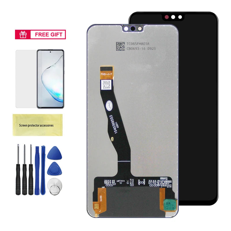 6.5" Display Screen Replacement for Honor 8X JSN-L11 JSN-L21 L22 Lcd Display Digital Touch Screen With Frame for Honor 8X Honor phone repair parts