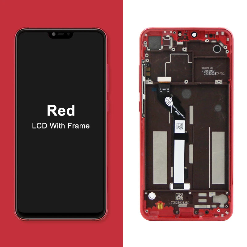 Mi 8 Lite Screen Replacement, for Xiaomi Mi 8 Lite M1808D2TG Lcd Display Digital Touch Screen with Frame for Mi 8 Youth / Mi 8X Xiaomi phone repair parts