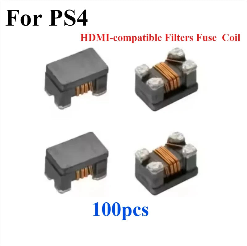 100pcs/lot for PlayStation 4 Old Console 1000 1100 EMI HDMI-compatible Filters Fuse Choke Coil Motherboard for PS4 Repair Part Game console repair parts