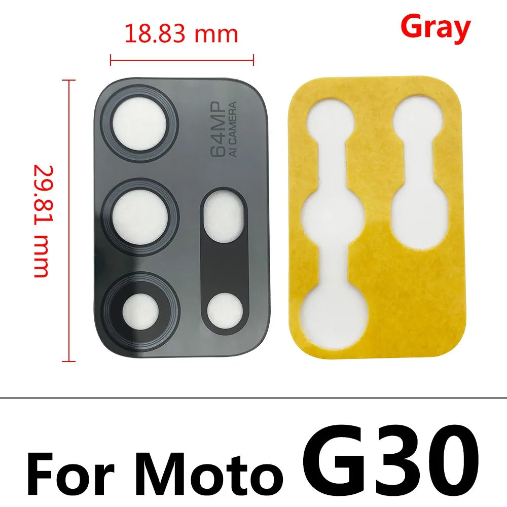 Camera Glass For Moto G10 G20 G30 G50 G60 G60s G31 G41 G51 G71 G04s G100 G200 5G Rear Back Camera glass Lens With Glue Adhesive Motorola phone repair parts