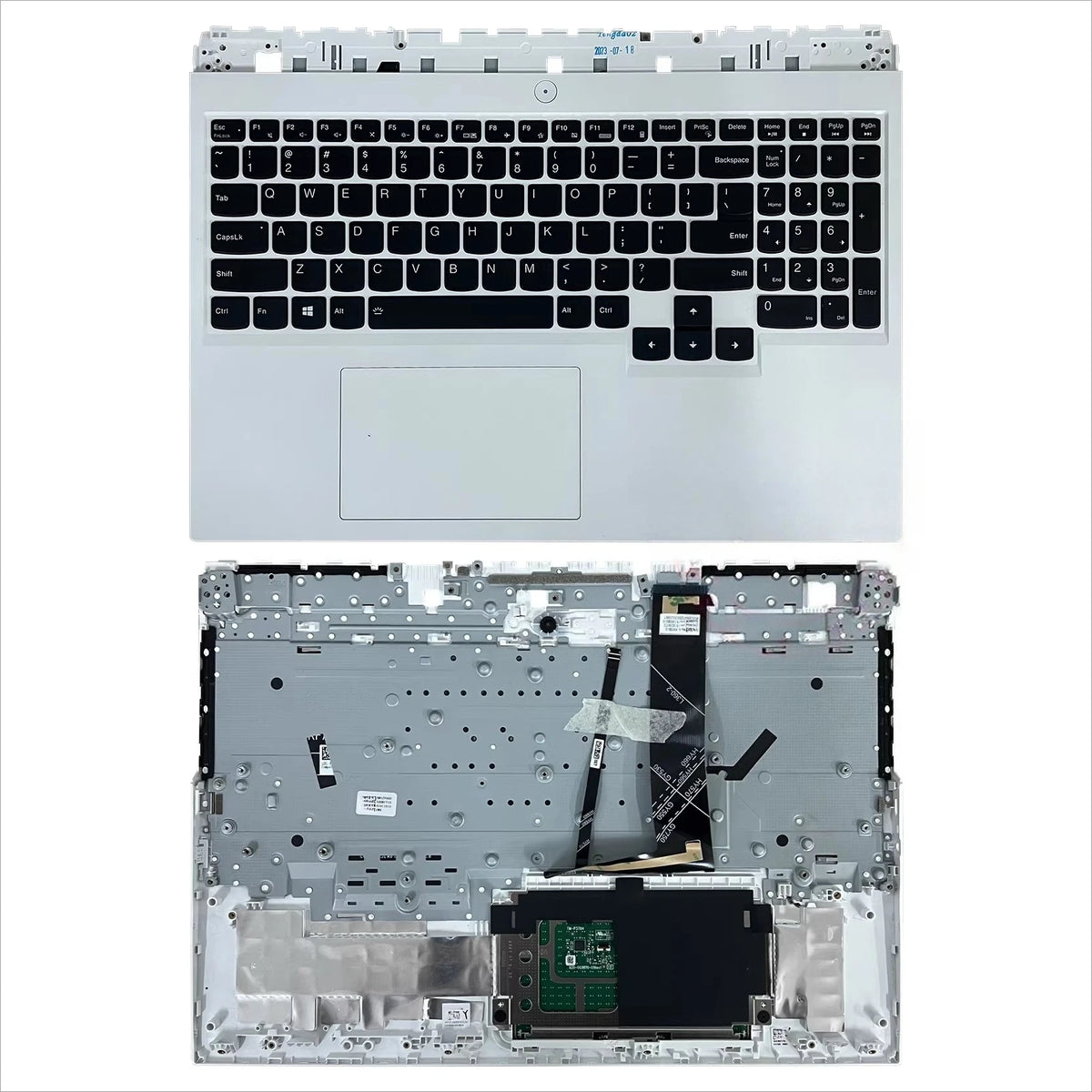 Upper case keyboard for Legion R9000P Y9000P 2021 Legion 5 Pro 16ACH6 C shell cover Keyboard topcase palmrest touchpad Lenovo laptop repair parts