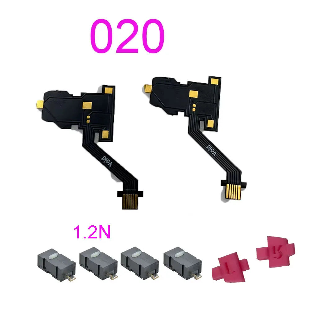 1set DIY Micro Switch  Clicky 0.9 N  Hair Trigger Kit for PS5 Controller BDM-010 & BDM-020, Shoulder Buttons Game console repair parts