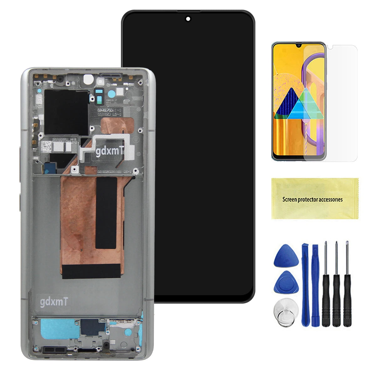 13 Ultra Screen Assembly for Xiaomi 13 Ultra 2304FPN6DC 2304FPN6DG LCD Display Digital Touch Screen with Frame 100% Tested Xiaomi phone repair parts