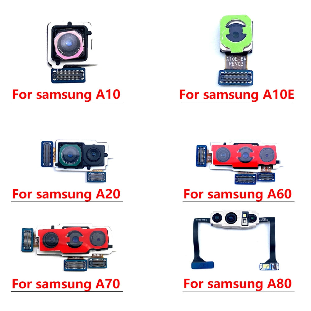 New Rear Main Back Camera Front Camere Flex Cable For Samsung A10 A20 A30 A40 A50 A60 A70 A80 A10E Samsung phone repair parts