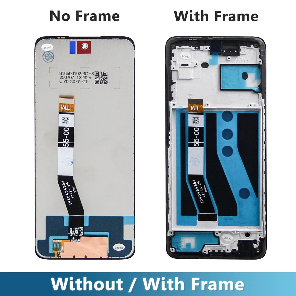 6.5'' For Motorola Moto G62 5G LCD Display Touch Screen Sensor Digiziter Assembly For Moto G62 5G LCD With Frame Replace Parts Motorola phone repair parts