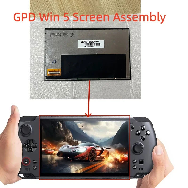 GPD Win 5 LCD and Touchscreen Assembly (Repair/Replacement Part) Game console repair parts