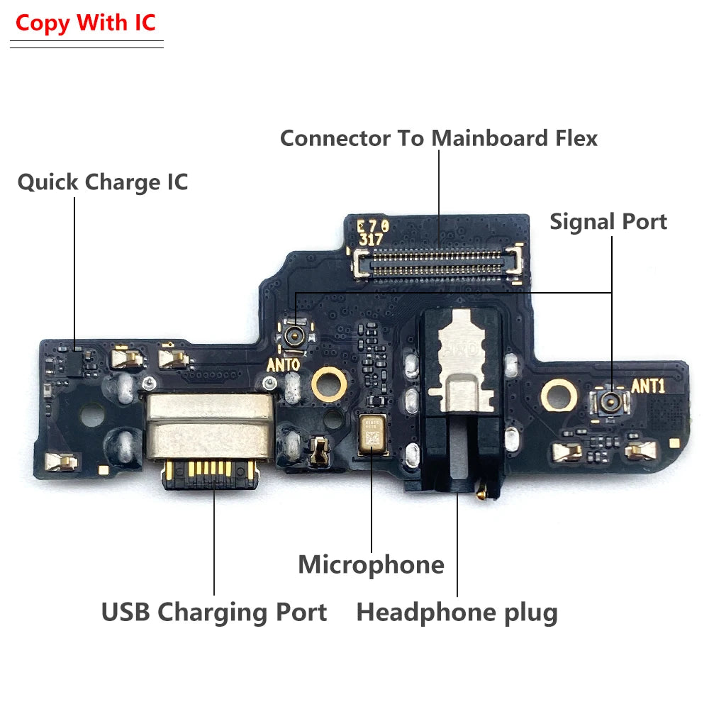 New For Xiaomi Poco M4 Pro 4G 5G Dock Connector Micro USB Charger Charging Port Flex Cable Microphone Board  Xiaomi  Xiao mi phone repair parts
