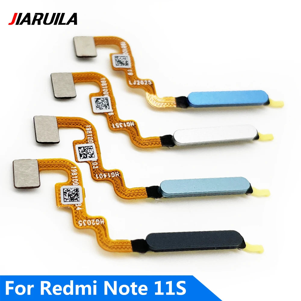 New Home Button FingerPrint Touch ID Sensor Flex Cable For Xiaomi Poco M4 Pro 4G 5G / Redmi Note 11 11s Pro Plus 4G 5G  Xiaomi  Xiao mi phone repair parts