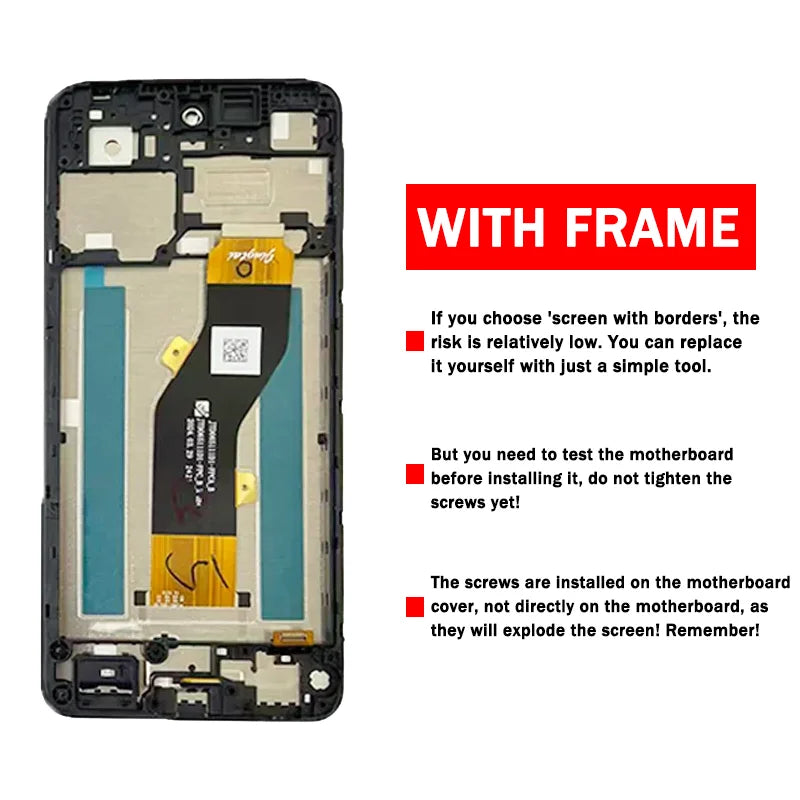 6.6"High Quality For ZTE Axon60 Lite Display Screen For ZTE Axon 60 Lite LCD Display Screen Touch Panel Digitizer Assembly ZTE phone repair parts