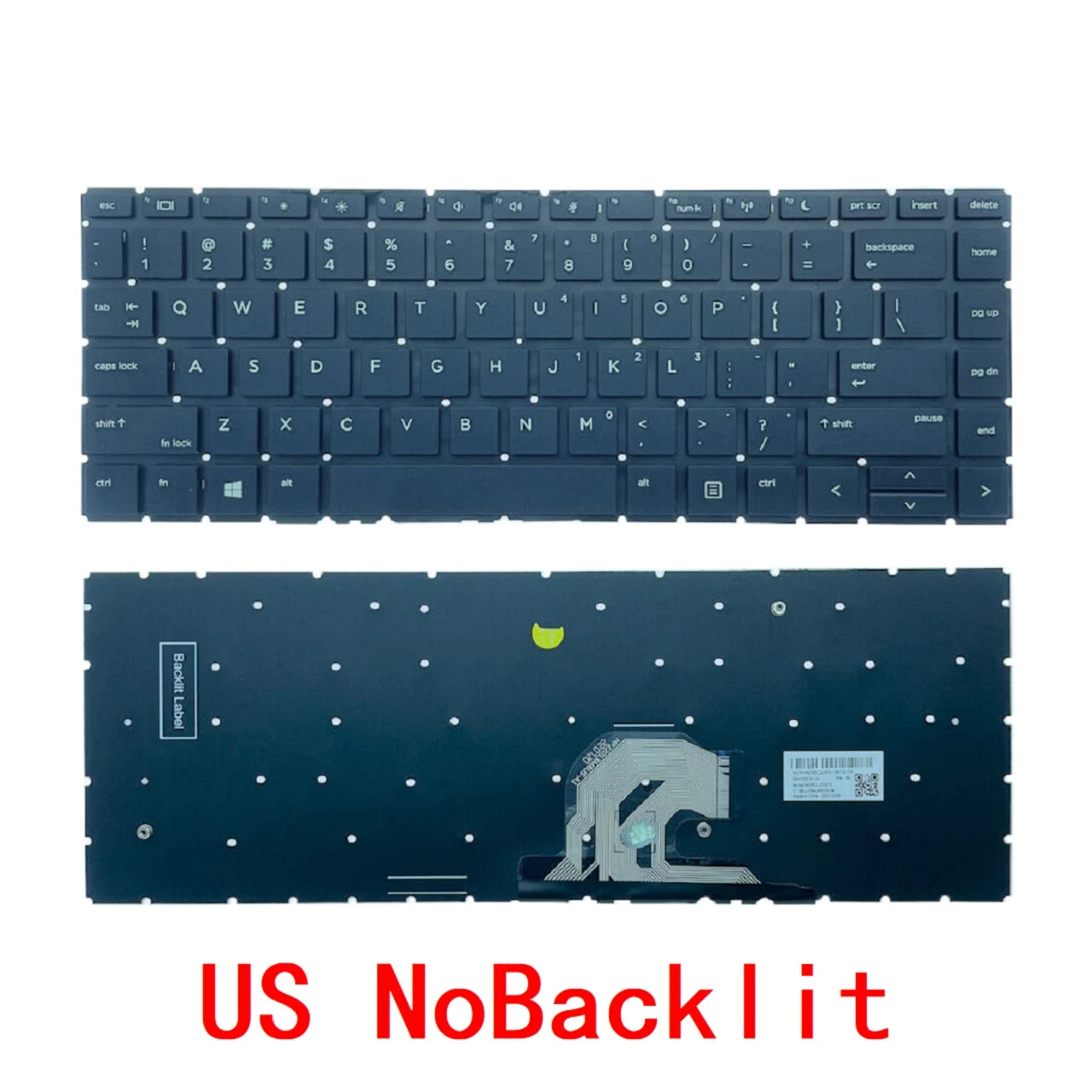 New US Russian Spanish Arab Brazil Laptop Backlit Keyboard For HP Probook 440 G6 445 G6 440 G7 445 G7 Notebook PC Replacement  HP laptop repair parts