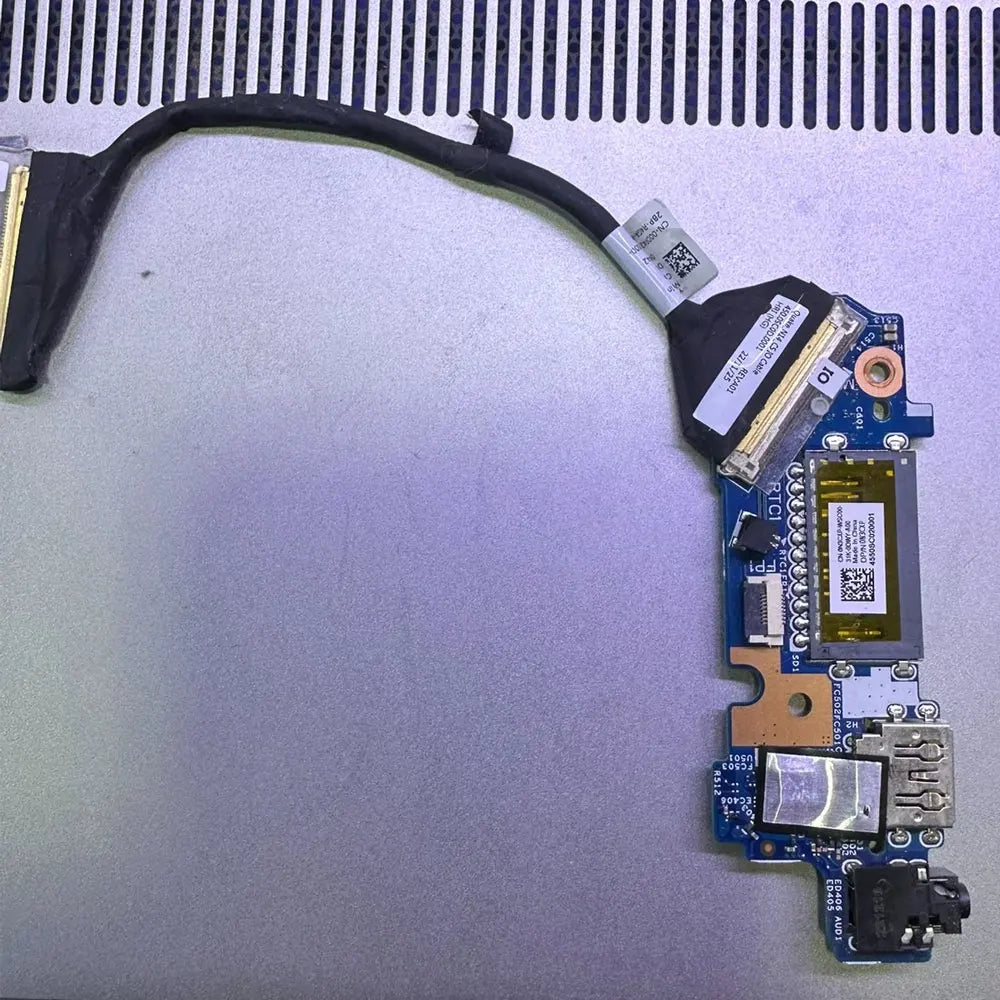 OEM Replacement For Dell Inspiron 14 5430 5435 Laptop Fingerprint Reader Card reader Audio USB Jack Switch Power Button Board Dell laptop repair parts