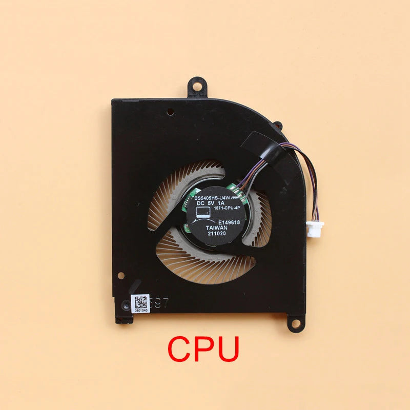 New Laptop CPU GPU Cooling Fan Cooler BS5405HS-U4W BS4505HS-U5C for MSI Creator Z16 MS-1571 1571 MS-1572 1572-CPU-4P MSI laptop repair parts