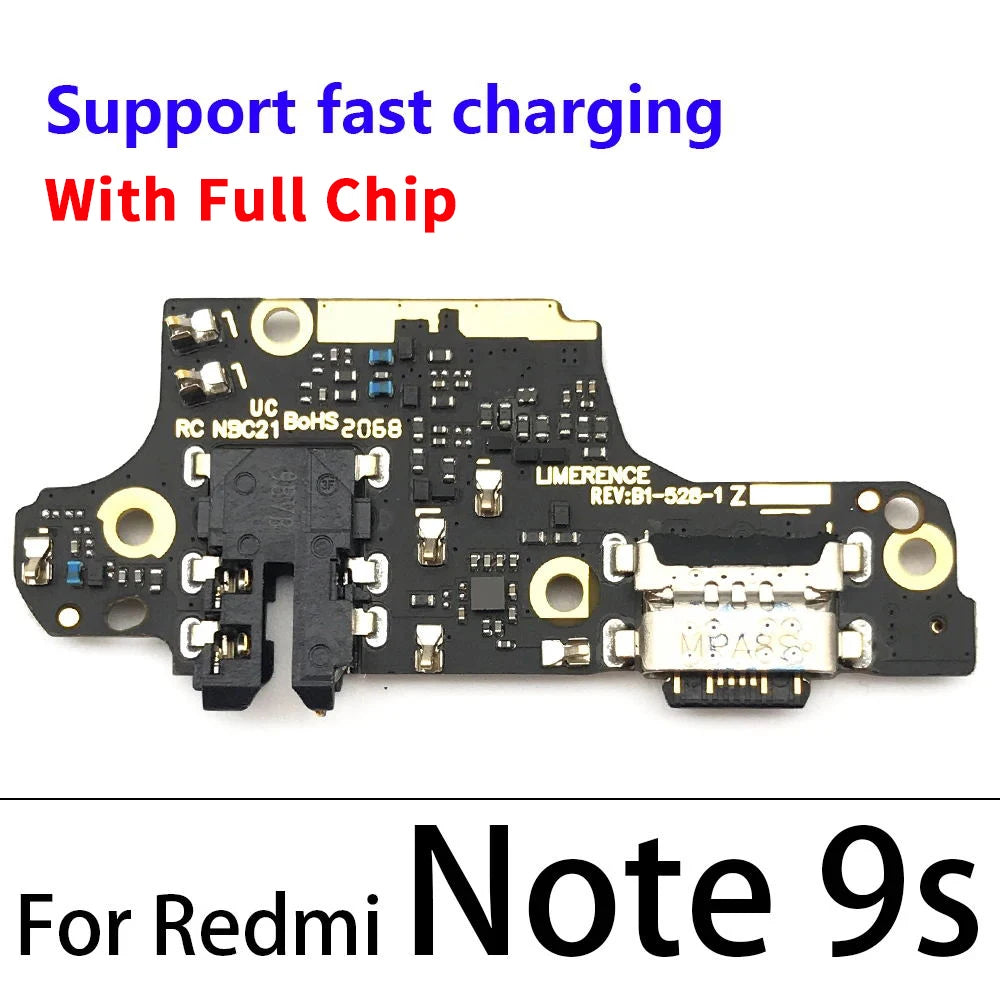 USB Charger Charging Dock Port Connector SUP board Flex Cable For Xiaomi Redmi Note 8T 9S 9 4 4X 5 5A 6 3 Pro Se 152mm  Xiaomi  Xiao mi phone repair parts