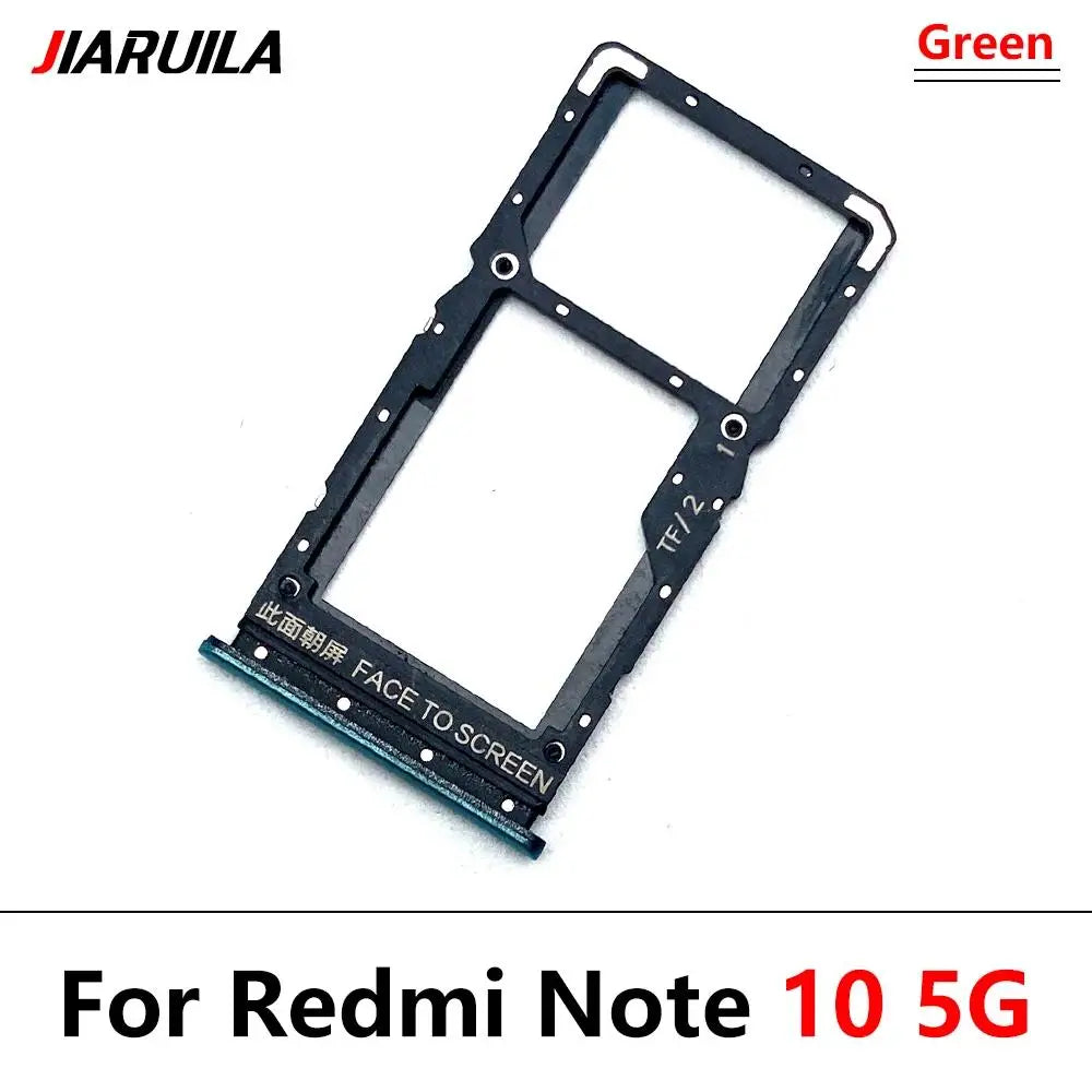 New SiM Card Tray For Xiaomi Redmi Note 10 10s Pro 5G SIM Card Slot SD Card Holder Adapter Replacement Parts  Xiaomi  Xiao mi phone repair parts