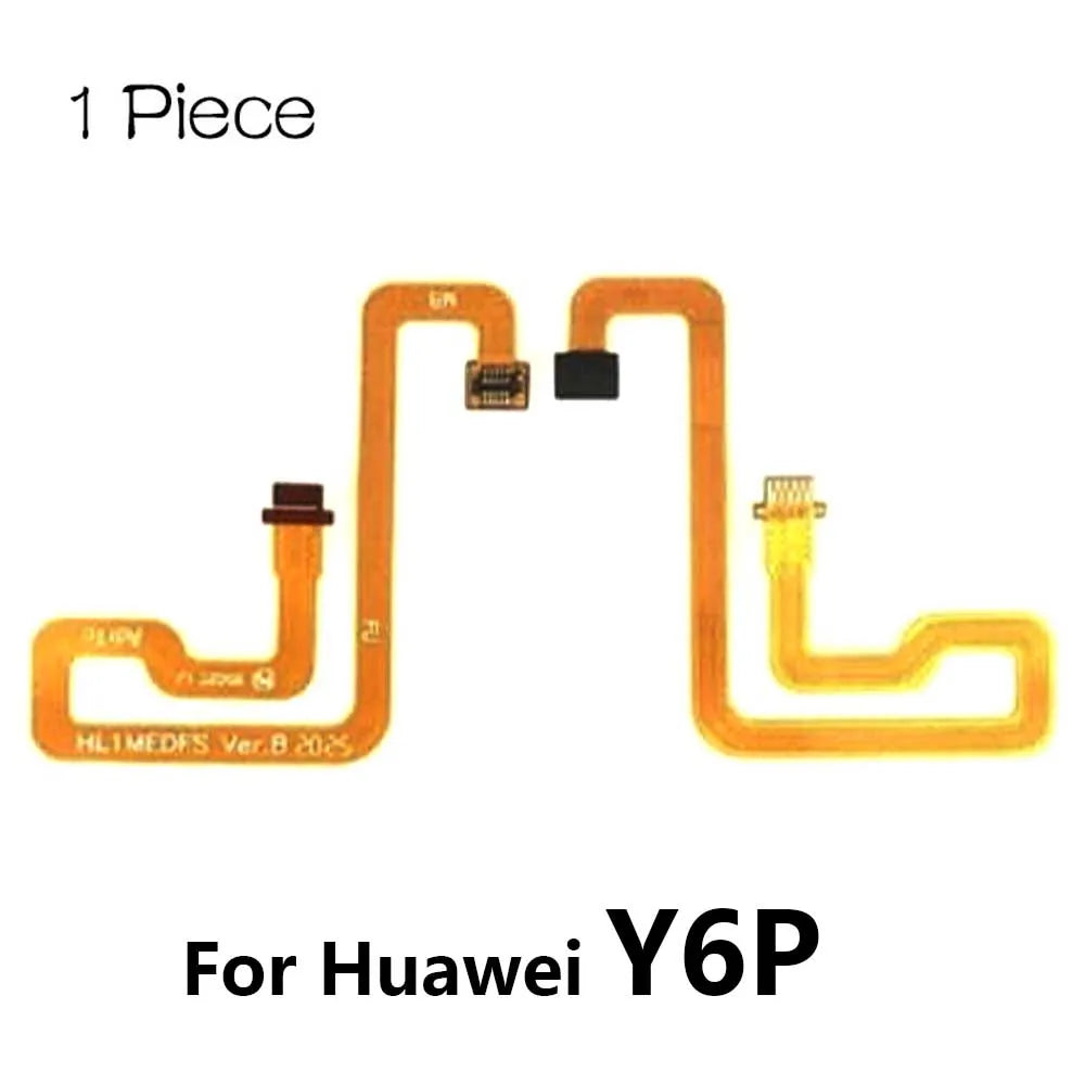 New Home Button Fingerprint Touch Id Sensor Connector Flex Cable For Huawei Y6P Y7P Y8s Y6 Y7 Y9 Prime 2017 2018 2019 2020 Huawei phone repair parts