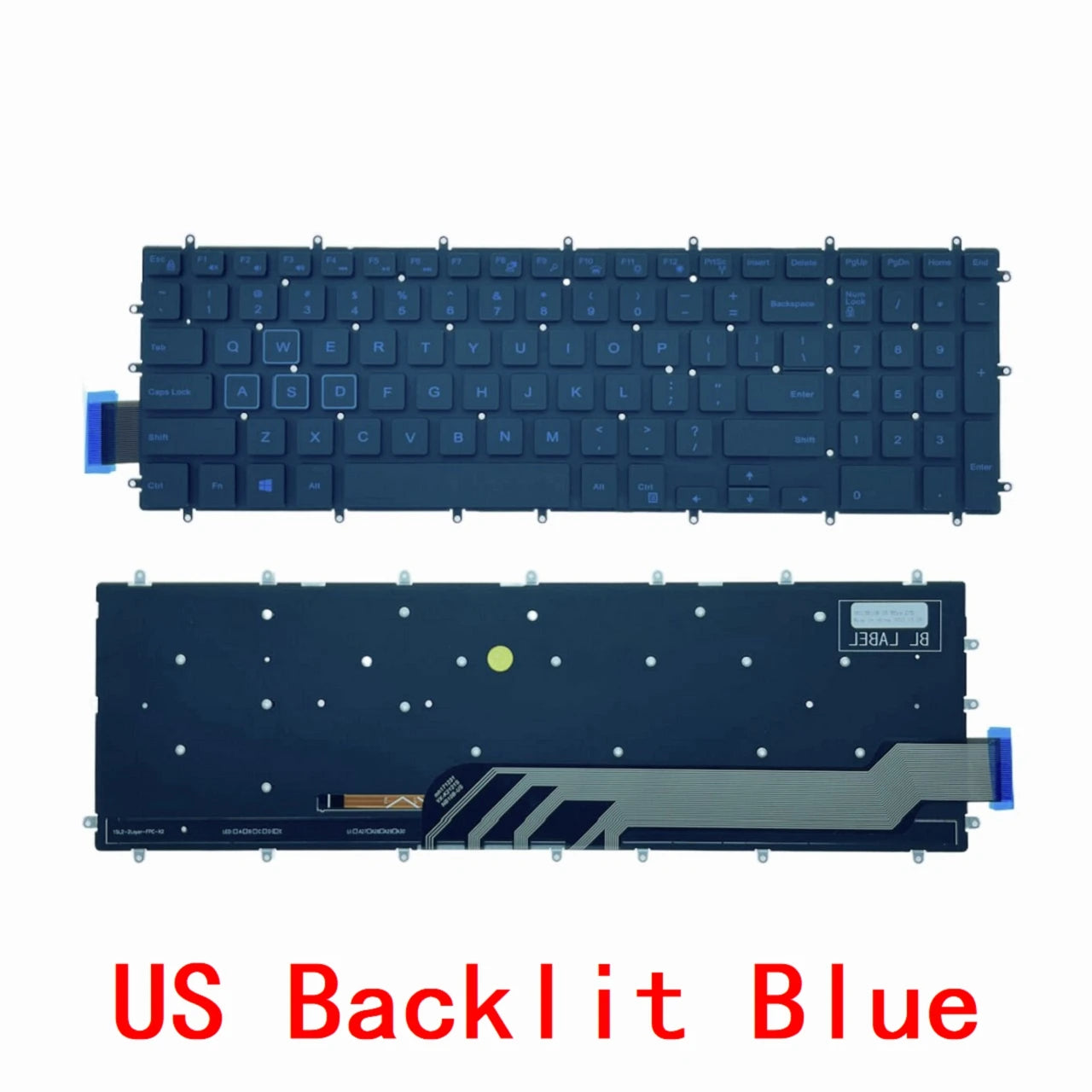 US RU SP AR BR Backlit Keyboard For Dell Inspiron 15-7000 5567 5570 7566 7567 7568 7577 P72F 5665 5568 3582 G3 3579 3779 G5 5587Dell laptop repair parts