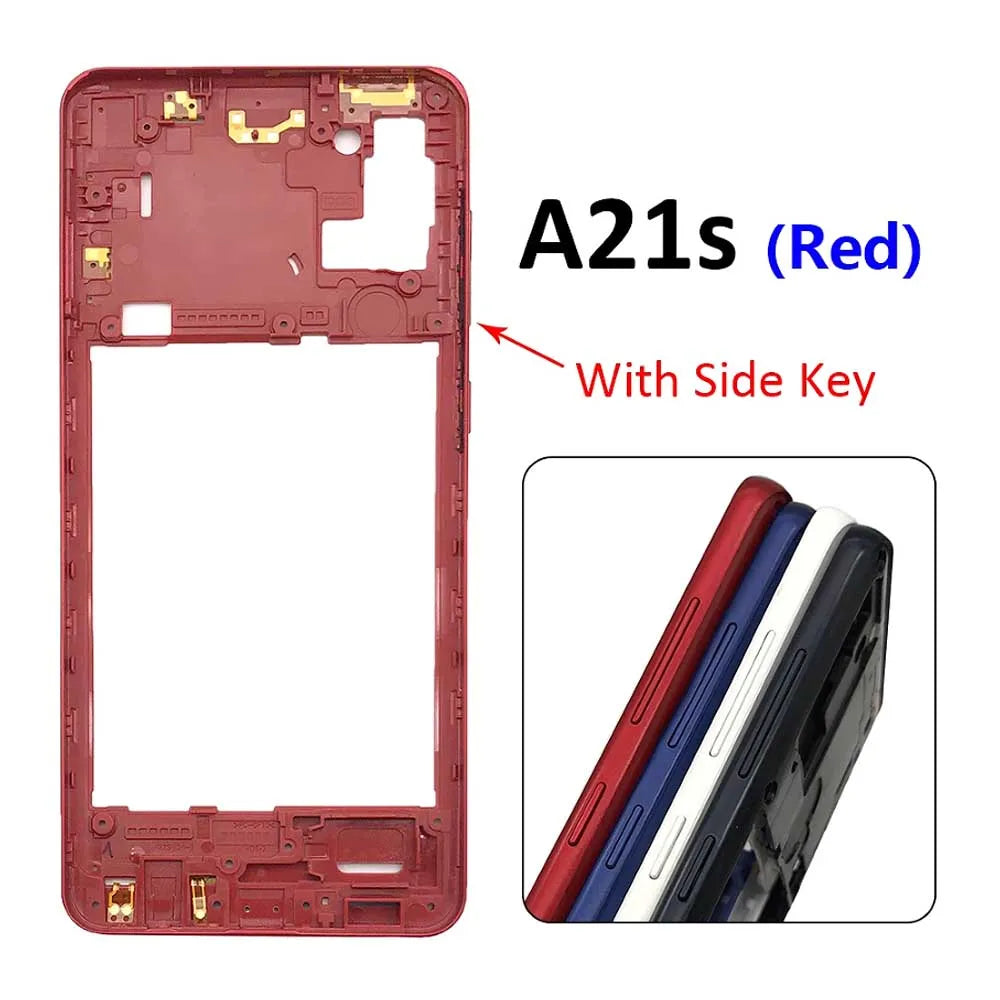 Middle Frame Holder Housing For Samsung A21s A20s A30s A50s A70s Replacement Repair Parts Samsung phone repair parts