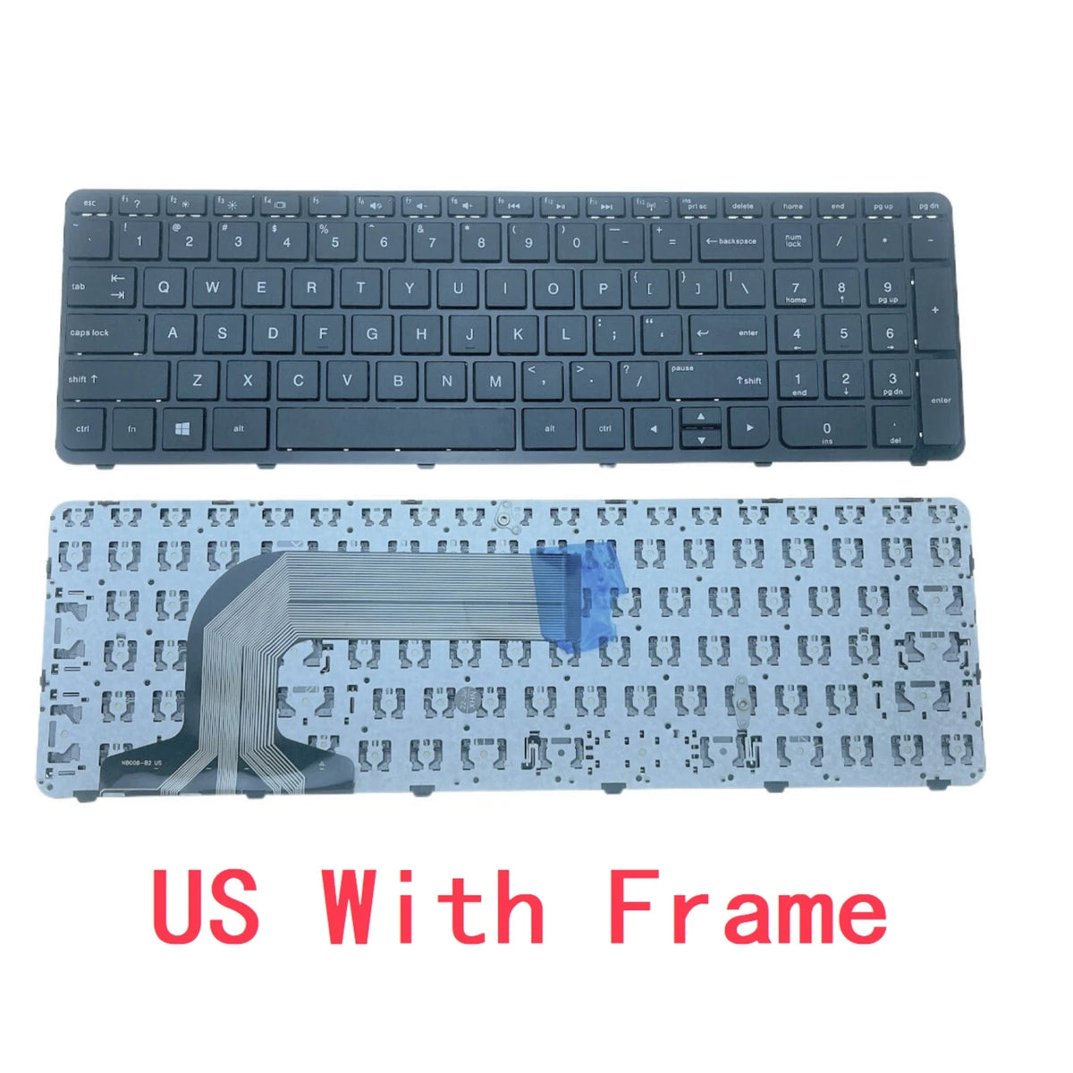 US Russian Spanish Arab Keyboard For HP Pavilion 17-E 17-E000 17-E100 Serries 17-E014NR 17-E016DX 17-E122CA 17-E122NR 17-E172NR HP laptop repair parts