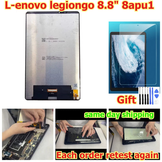 100% tested Tab touch display lcd screen for Lenovo legiongo 8.8 inch 8apu1 game console Digitizer assembly Lenovo tablet repair parts