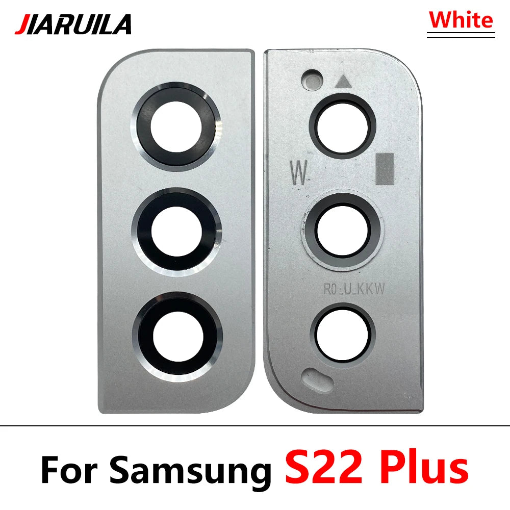 10Pcs/Lot, Rear Camera Glass Lens Back Camera Glass Cover Frame For Samsung S22 S23 Plus Ultra Replacement Parts Samsung phone repair parts