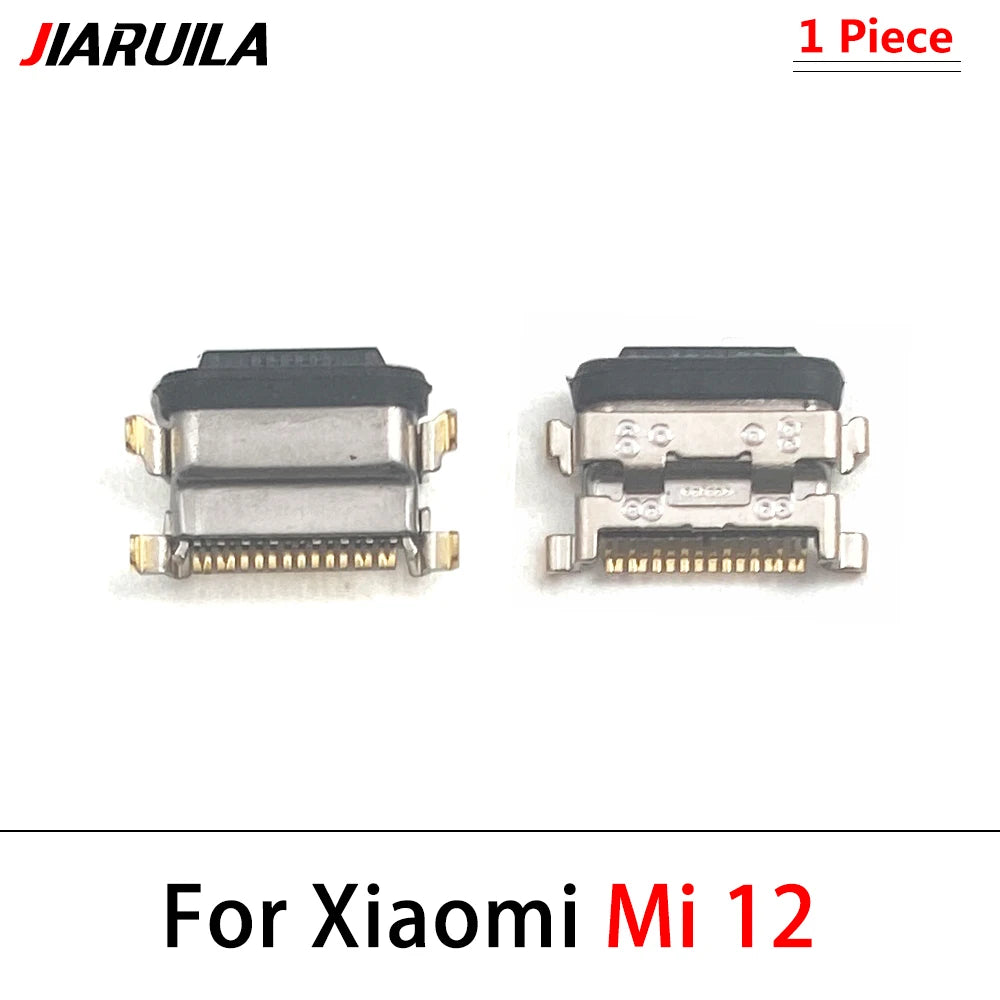100Pcs New For Xiaomi Mi 8 9 Se 9T 10 10T 11 11T 12 Lite Pro Mi A1 A2 A3 Charger Micro USB Charging Port Dock Connector Socket  Xiaomi  Xiao mi phone repair parts