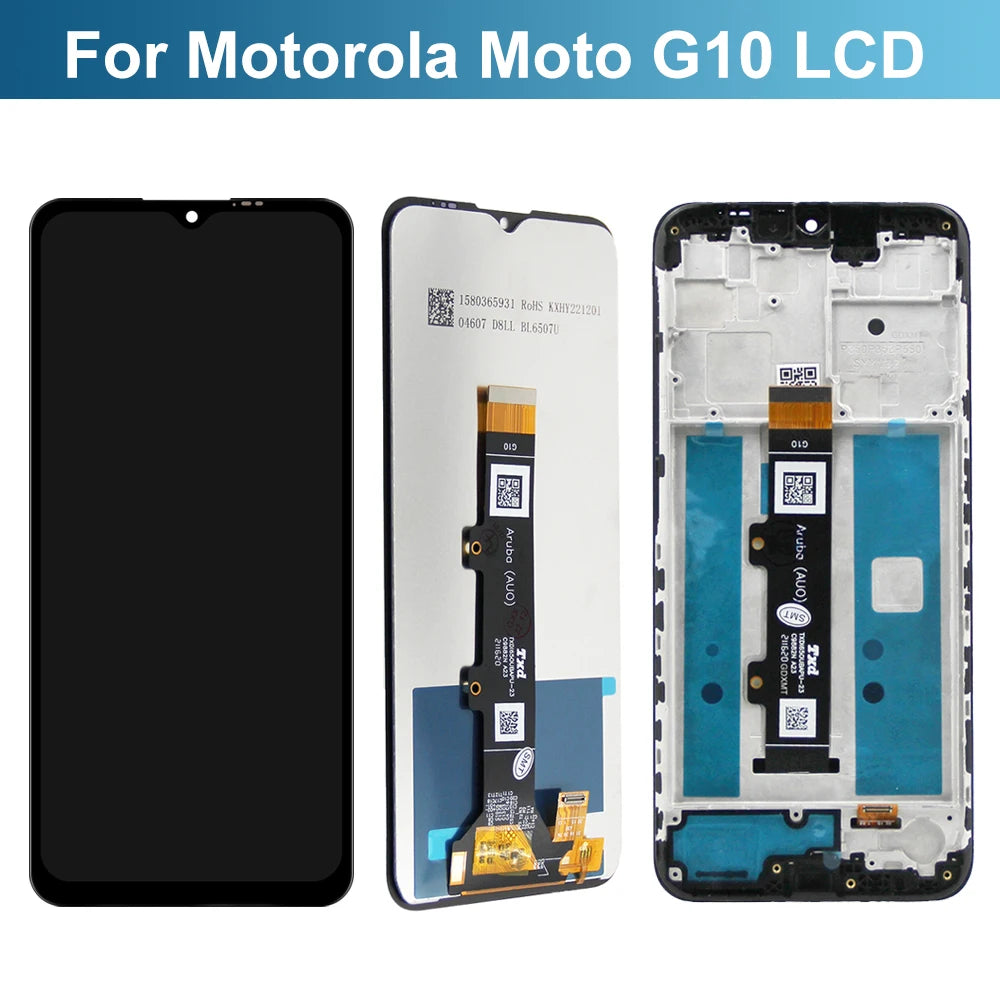 Screen Assembly for Motorola Moto G10 G20 G30 G50 G60 G60S Lcd Display Touch Screen Digitizer for Moto G50 5G Replacement Motorola phone repair parts