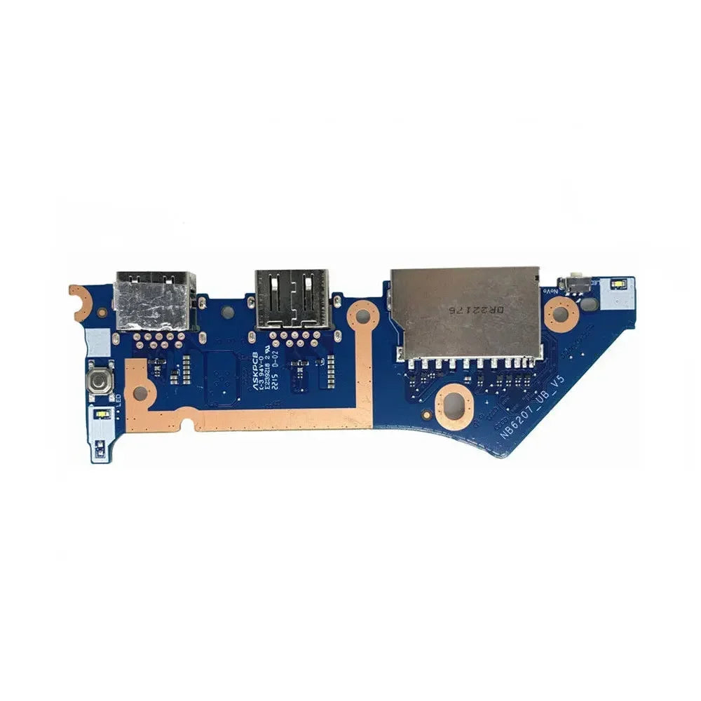 OEM For Lenovo IdeaPad 5 Pro 16 IAH7 16 ARH7 16IAH7 16ARH7 2022 2023 Laptop USB Jack Card reader Power Button Board NB6207Lenovo laptop repair parts