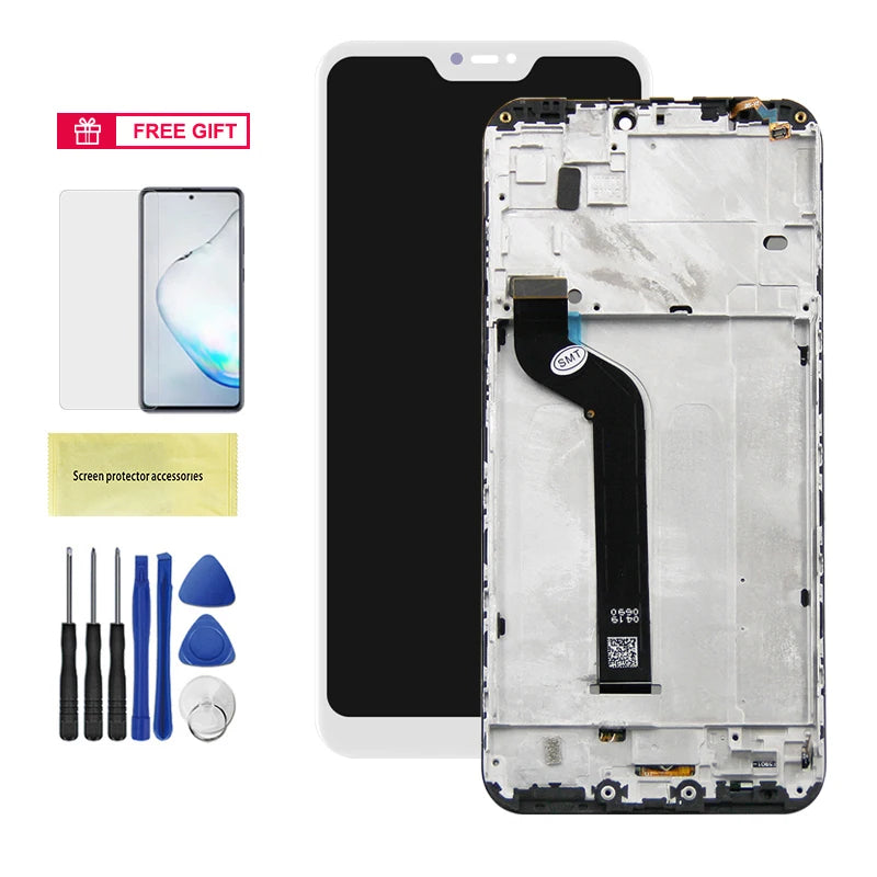 5.84" Mi A2 Lite Screen For Xiaomi Mi A2 Lite Lcd Display Touch Screen Digitizer Assembly With Frame For Redmi 6 Pro Redmi6 Pro Xiaomi phone repair parts
