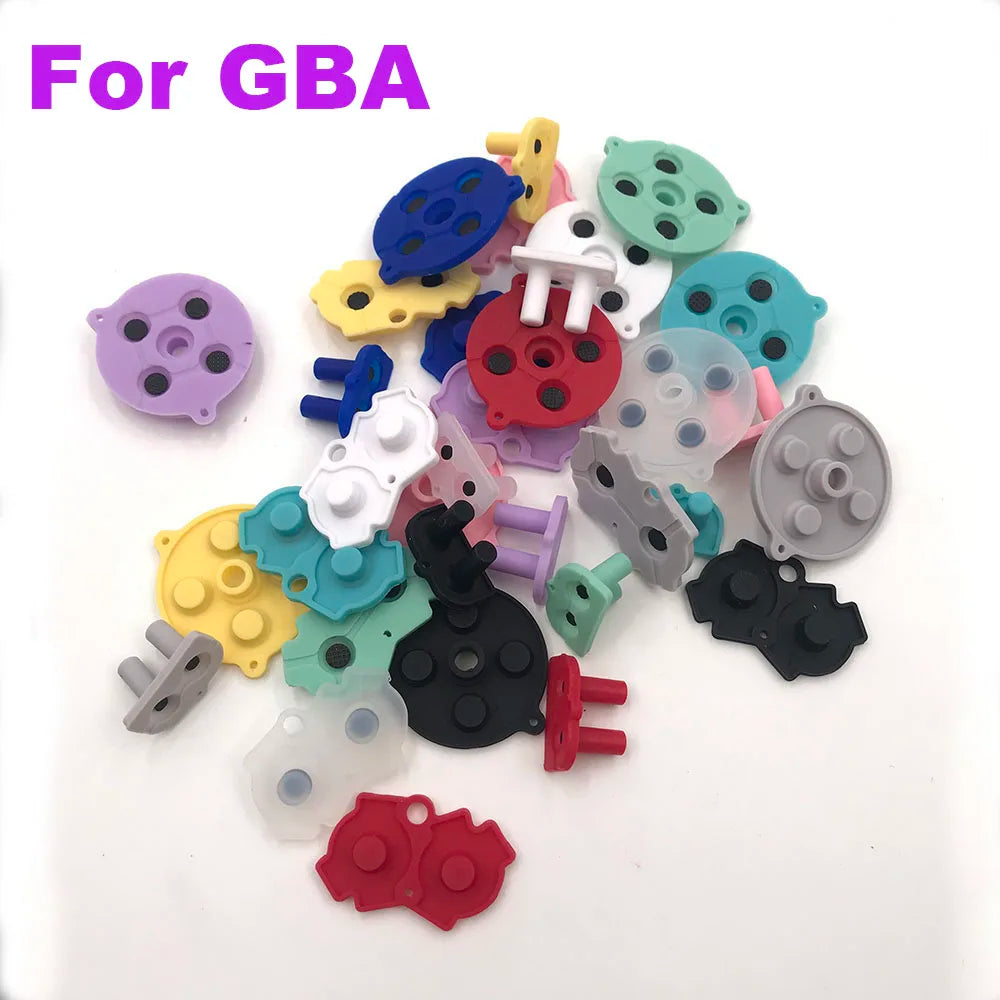 1-5set Colorful Rubber Conductive Buttons A-B D-pad for Nintend GameBoy Advance GBA Silicone Conductive Start Select Keypad Game console repair parts