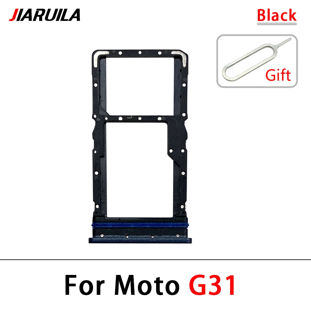 New For Motorola Moto G31 G51 G22 G32 G52 G62 G72 G71 SIM Card Slot SD Card Tray Holder Adapter Motorola phone repair parts