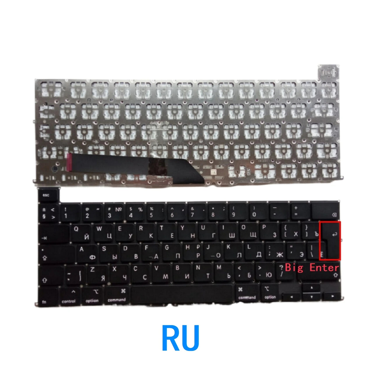 New US Russian Spanish UK Arab Language  Keyboard For Apple MacBook Pro Retina 16" A2141 2019 Year Replacement Keyboard MACBOOK laptop repair parts