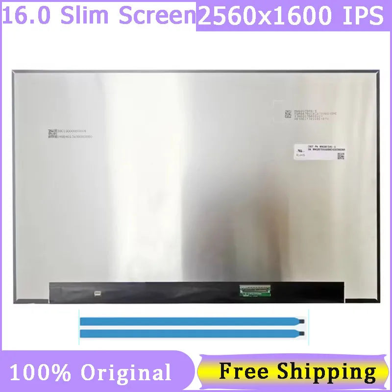 16.0" Slim 40 Pin Laptop Screen MNG007DA5-5 2560x1600 WQHD Display Matrix Panel