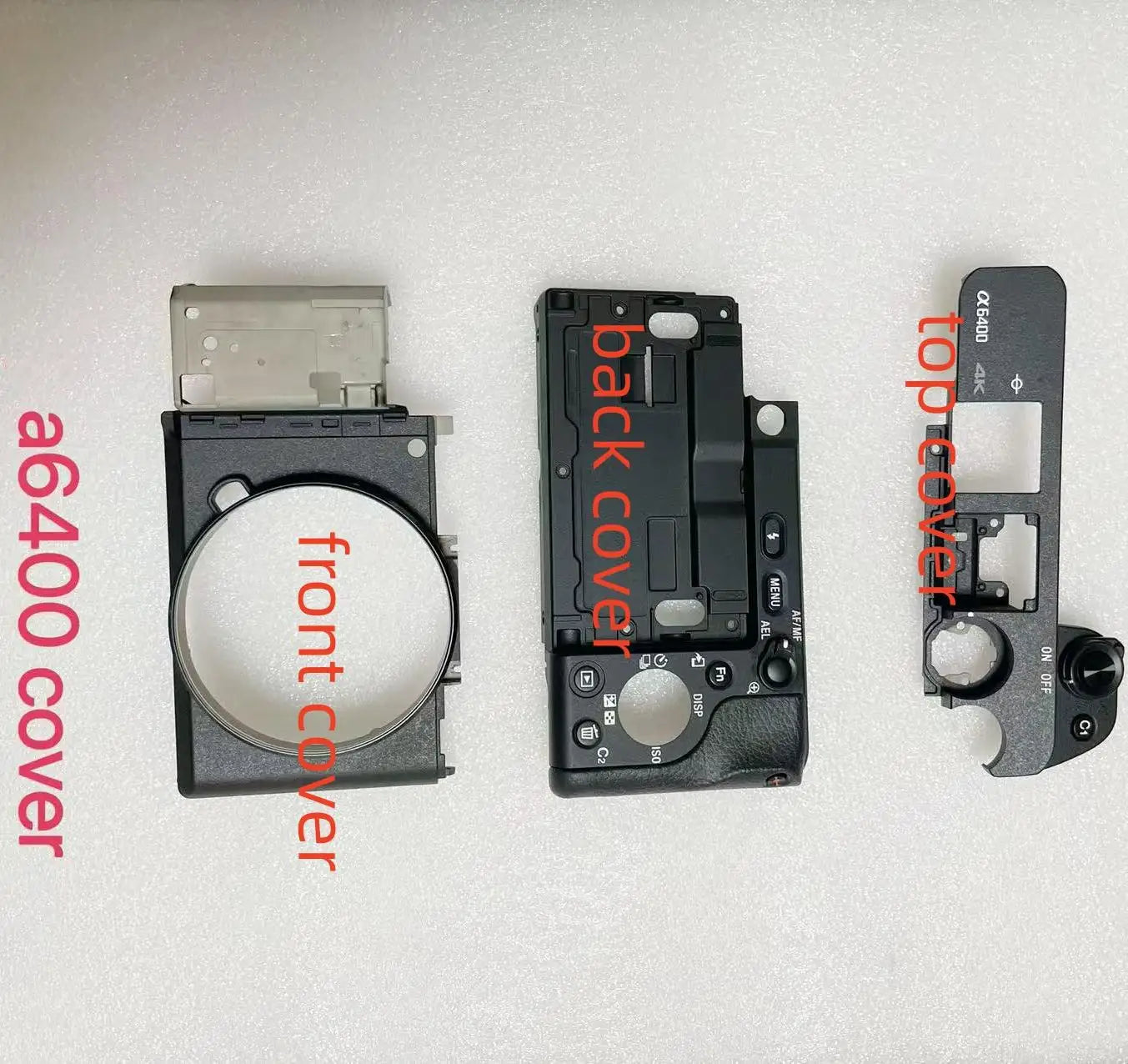 New Original Camera Body Shell for Sony A6400 a6400 Top Back Front Cover Shell Repair Part Digital Camera repair parts